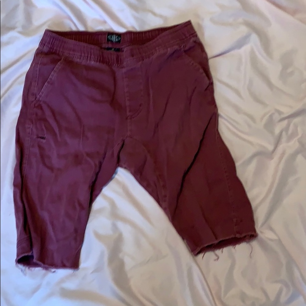Red BKC medium sized stretchy shorts